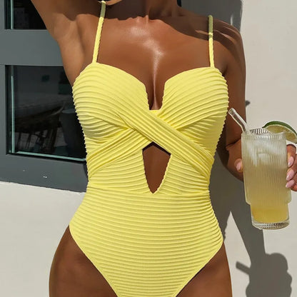 Bañador Amarillo Casual
