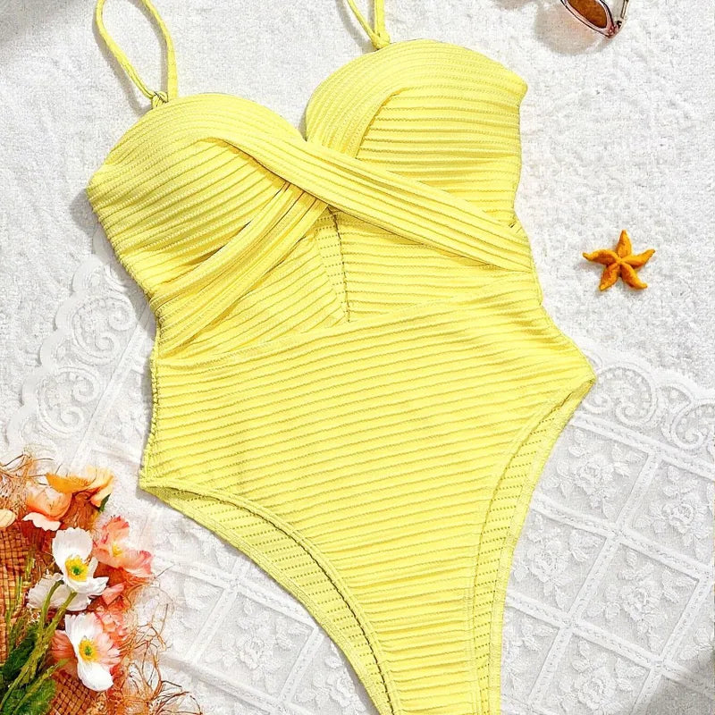 Bañador Amarillo Casual
