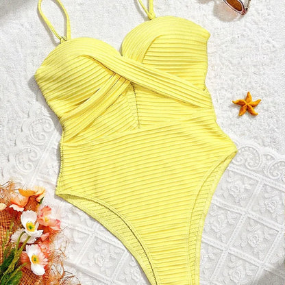 Bañador Amarillo Casual