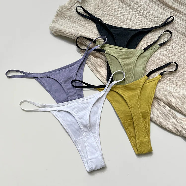 Tanga Sólido con Correa
