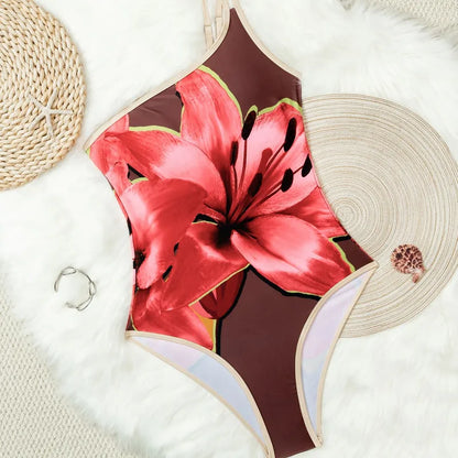 Bañador Estampado Flor