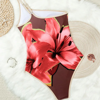 Bañador Estampado Flor