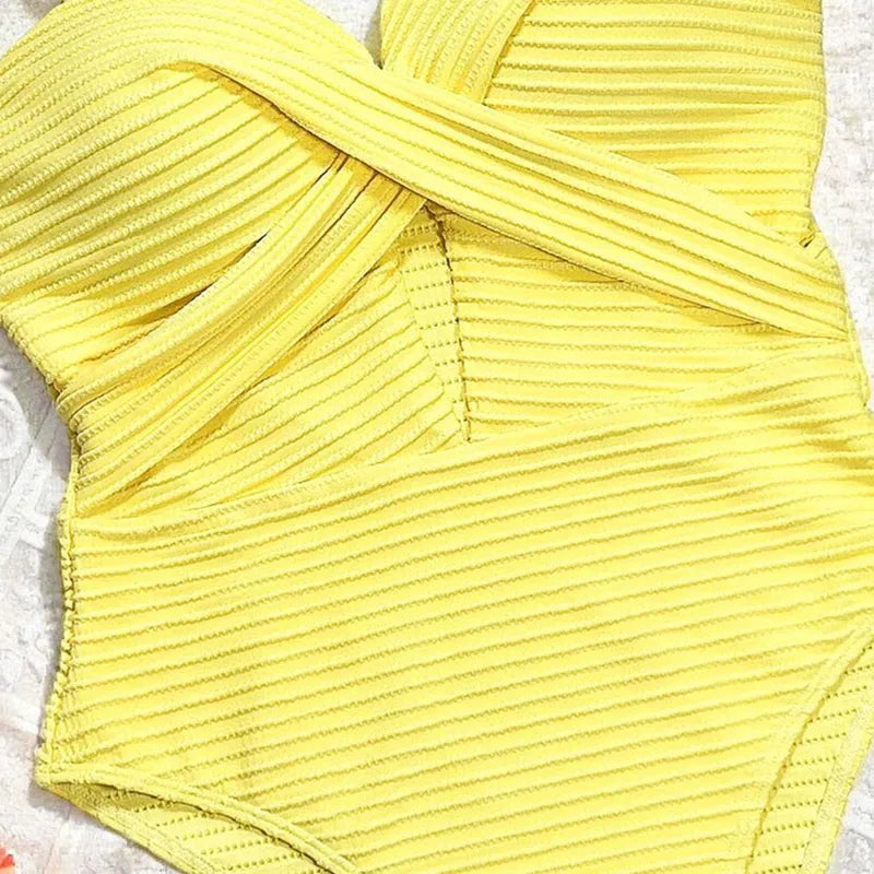 Bañador Amarillo Casual