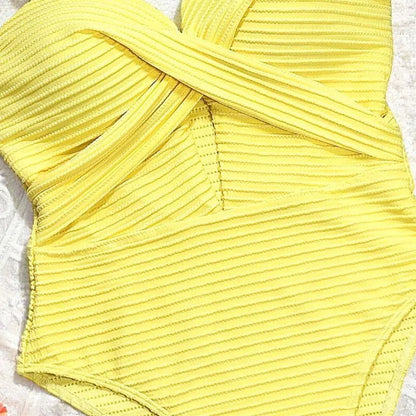 Bañador Amarillo Casual