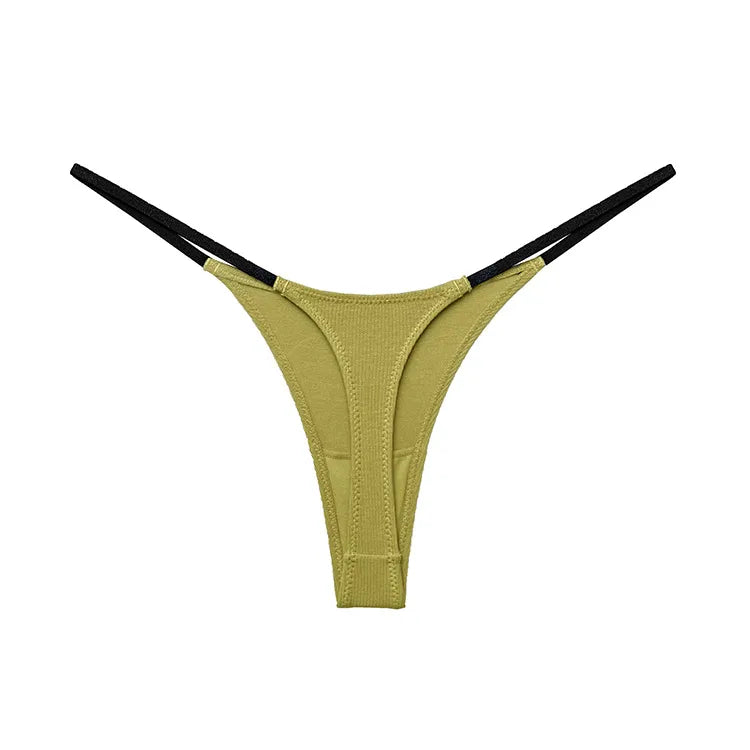 Tanga Sólido con Correa