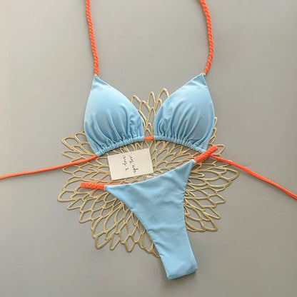 Bikini color sólido