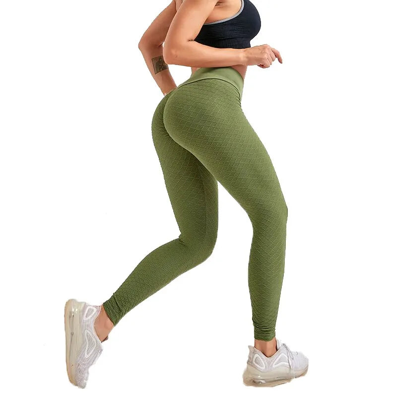 Pantalones De Yoga De Cintura Alta Sin Costuras Modernos, Moldeadores, Levantadores De Glúteos