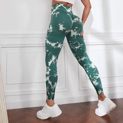 Leggins Teñido en Blanco