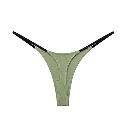 Tanga Sólido con Correa